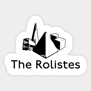 The Rolistes Podcast (Logo B&W) Sticker